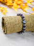 Handmade Stretchable Bracelet With Blue Pottery Beads